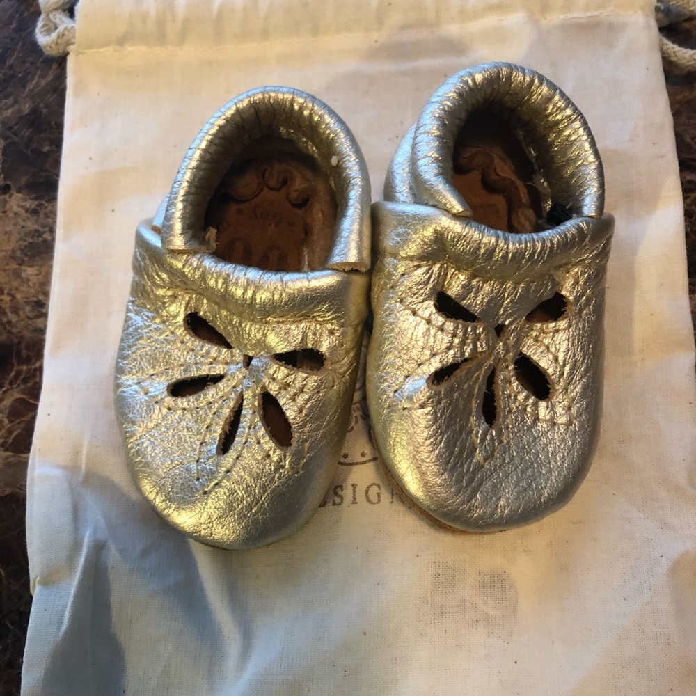 Starry Knight Gold moccasins